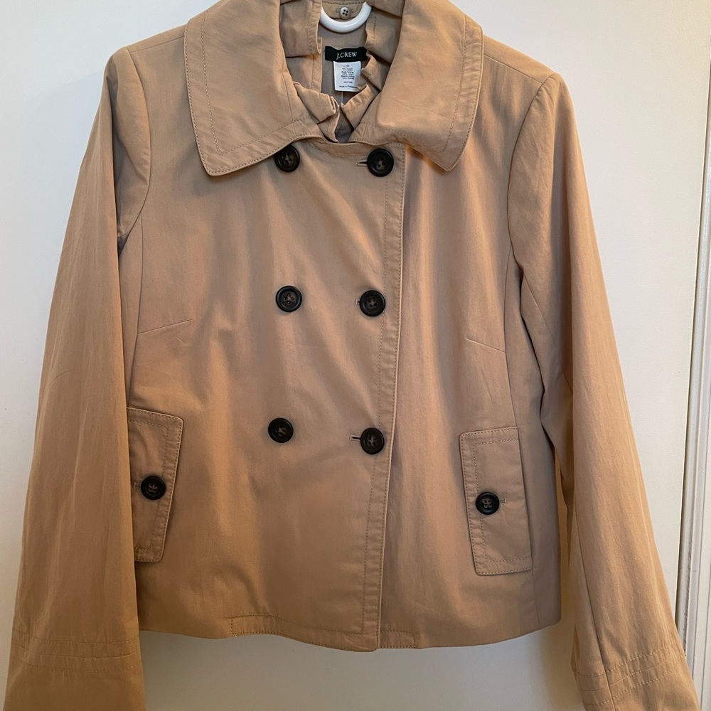 NWT J Crew light peacoat